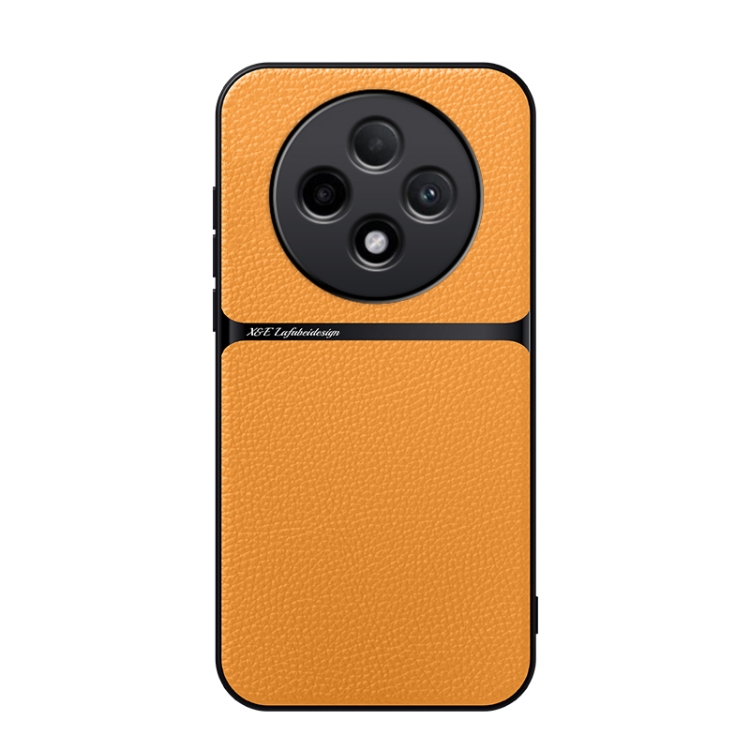 For OPPO Reno12 F 5G Litchi Leather Magnetic Full Coverage Shockproof Phone Case(Yellow)
For OPPO Reno12 F 5G Litchi Leather Magnetic Full Coverage Shockproof Phone Case(Yellow)