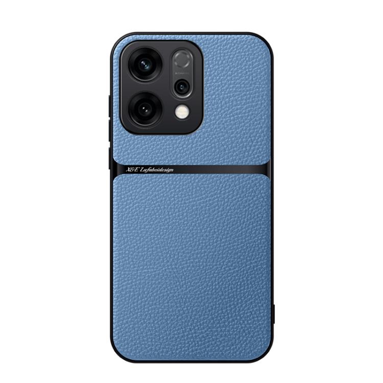 For OPPO Reno14 Global Litchi Leather Magnetic Full Coverage Shockproof Phone Case(Blue)
For OPPO Reno14 Global Litchi Leather Magnetic Full Coverage Shockproof Phone Case(Blue)