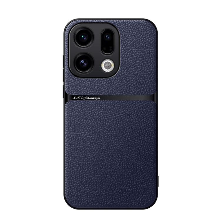 For OPPO Find X9 Litchi Leather Magnetic Full Coverage Shockproof Phone Case(Navy Blue)
For OPPO Find X9 Litchi Leather Magnetic Full Coverage Shockproof Phone Case(Navy Blue)