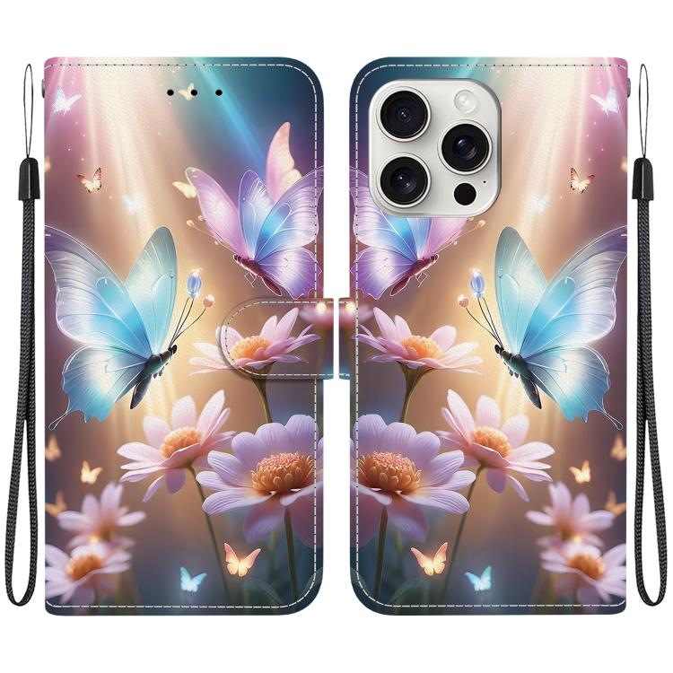 For iPhone 16 Pro Crystal Texture Colored Drawing Leather Phone Case(Butterfly Love Flower)
For iPhone 16 Pro Crystal Texture Colored Drawing Leather Phone Case(Butterfly Love Flower)
