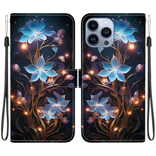 For iPhone 14 Pro Max Crystal Texture Colored Drawing Leather Phone Case(Little Lantern Flower)
For iPhone 14 Pro Max Crystal Texture Colored Drawing Leather Phone Case(Little Lantern Flower)