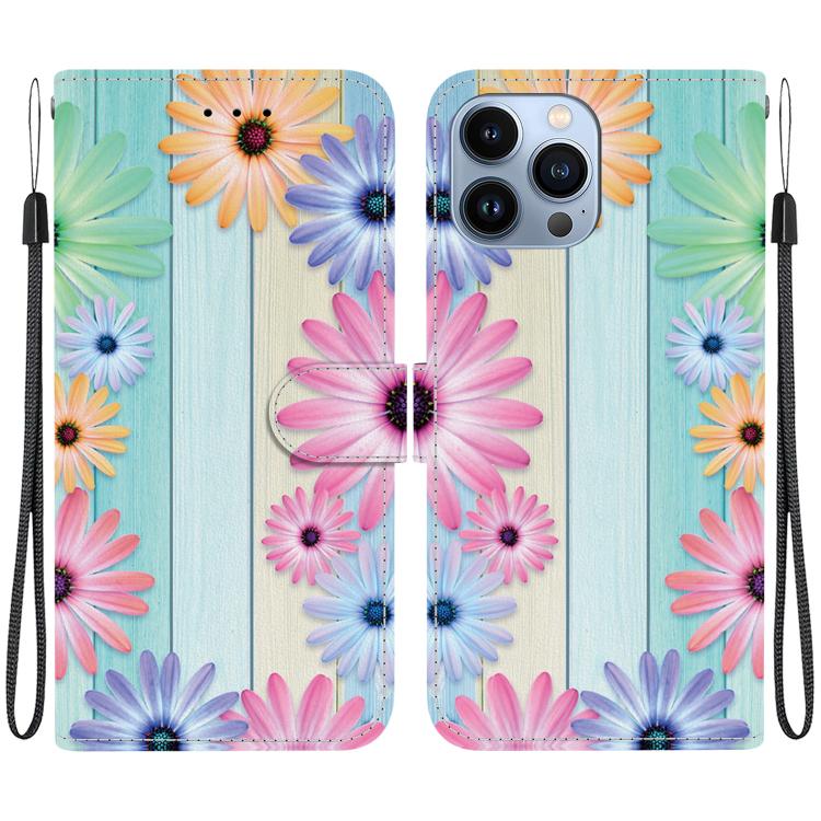 For iPhone 12 Pro Max Crystal Texture Colored Drawing Leather Phone Case(Sunflowers)
For iPhone 12 Pro Max Crystal Texture Colored Drawing Leather Phone Case(Sunflowers)