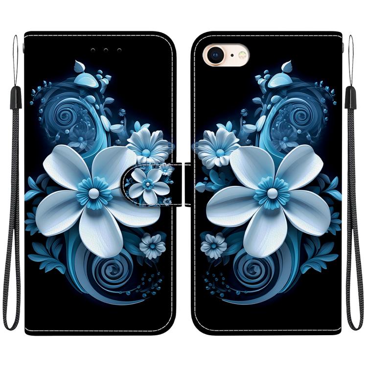 For iPhone 7 / 8 / SE 2022 Crystal Texture Colored Drawing Leather Phone Case(Black Orchid)
For iPhone 7 / 8 / SE 2022 Crystal Texture Colored Drawing Leather Phone Case(Black Orchid)