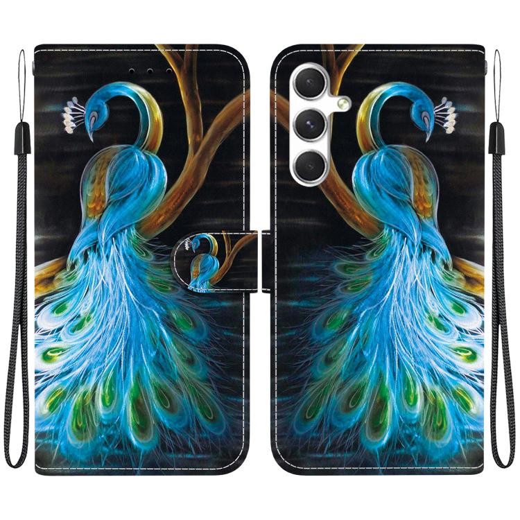 For Samsung Galaxy S23 FE 5G Crystal Texture Colored Drawing Leather Phone Case(Peacock)
For Samsung Galaxy S23 FE 5G Crystal Texture Colored Drawing Leather Phone Case(Peacock)