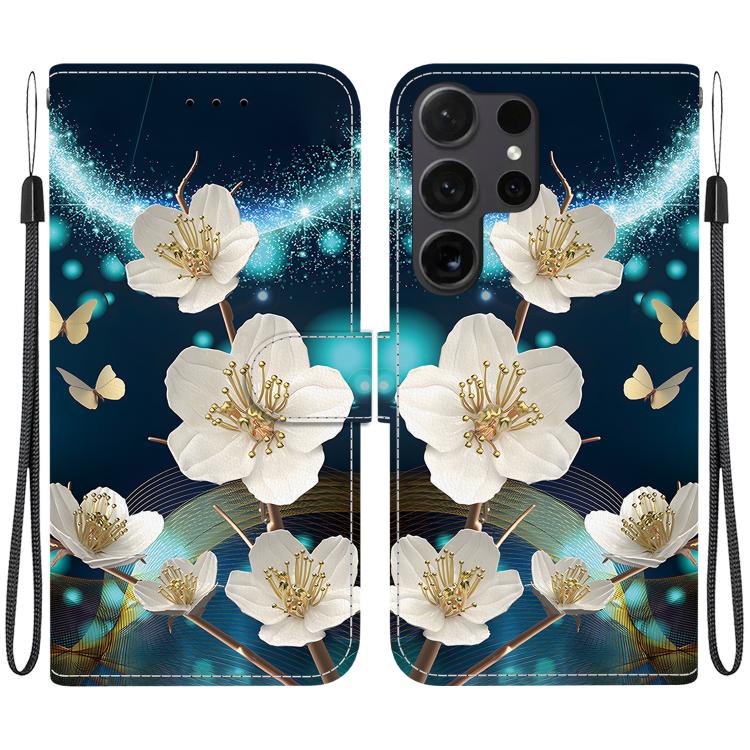 For Samsung Galaxy S22 Ultra 5G Crystal Texture Colored Drawing Leather Phone Case(Magnolia)
For Samsung Galaxy S22 Ultra 5G Crystal Texture Colored Drawing Leather Phone Case(Magnolia)