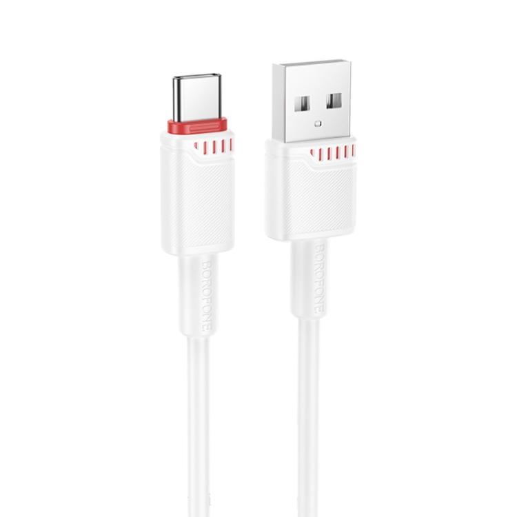 Borofone BX110 Beneficio 3A USB to Type-C Charging Data Cable, Length: 1m(White)
Borofone BX110 Beneficio 3A USB to Type-C Charging Data Cable, Length: 1m(White)