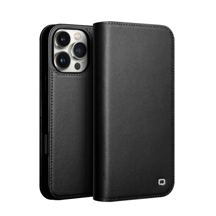 For iPhone 16 Pro Max QIALINO Classic Gen2 Genuine Leather Phone Case(Black)
For iPhone 16 Pro Max QIALINO Classic Gen2 Genuine Leather Phone Case(Black)