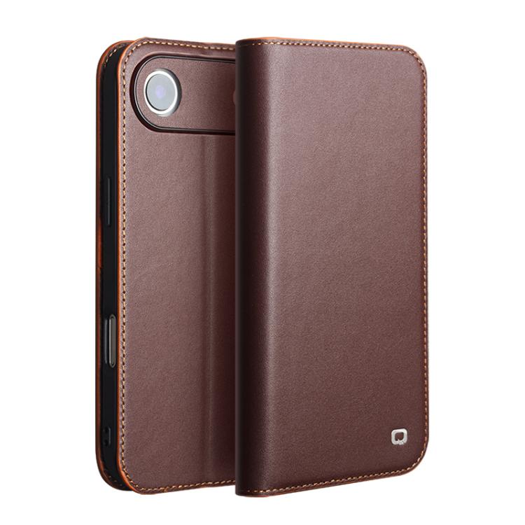 For iPhone Air QIALINO Classic Gen2 Genuine Leather Phone Case(Brown)
For iPhone Air QIALINO Classic Gen2 Genuine Leather Phone Case(Brown)