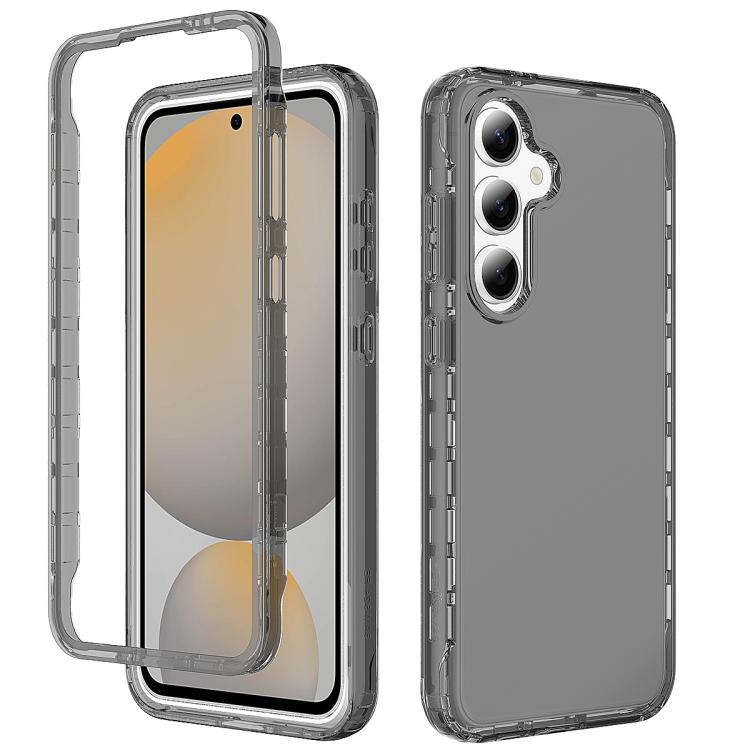For Samsung Galaxy S24 FE 5G Shockproof Clear Gradient PC + TPU Phone Case(Black)
For Samsung Galaxy S24 FE 5G Shockproof Clear Gradient PC + TPU Phone Case(Black)