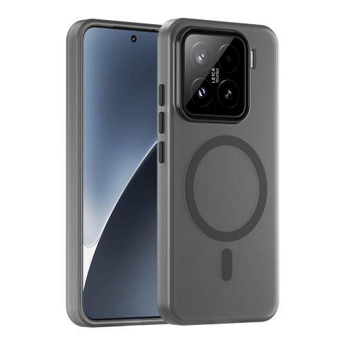 For Xiaomi 15 MagSafe Frosted Translucent TPU + PC Full Coverage Phone Case(Black)
For Xiaomi 15 MagSafe Frosted Translucent TPU + PC Full Coverage Phone Case(Black)