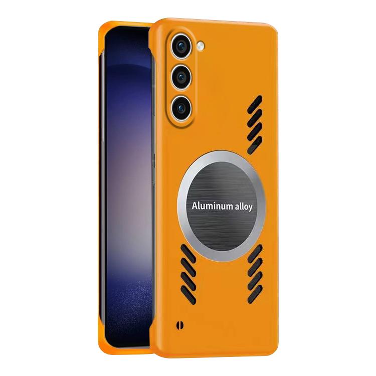 For Samsung Galaxy S23+ 5G All-inclusive Lens Frameless Graphene Cooling Phone Case(Orange)
For Samsung Galaxy S23+ 5G All-inclusive Lens Frameless Graphene Cooling Phone Case(Orange)