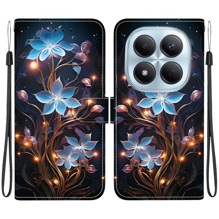 For Redmi Note 15 Pro 4G Global 163.2mm Crystal Texture Colored Drawing Leather Phone Case(Little Lantern Flower)
For Redmi Note 15 Pro 4G Global 163.2mm Crystal Texture Colored Drawing Leather Phone Case(Little Lantern Flower)