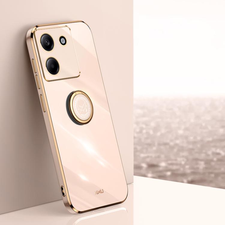 For Xiaomi Poco M7 Pro 5G XINLI Straight Edge 6D Electroplate TPU Phone Case with Ring Holder(Pink)
For Xiaomi Poco M7 Pro 5G XINLI Straight Edge 6D Electroplate TPU Phone Case with Ring Holder(Pink)