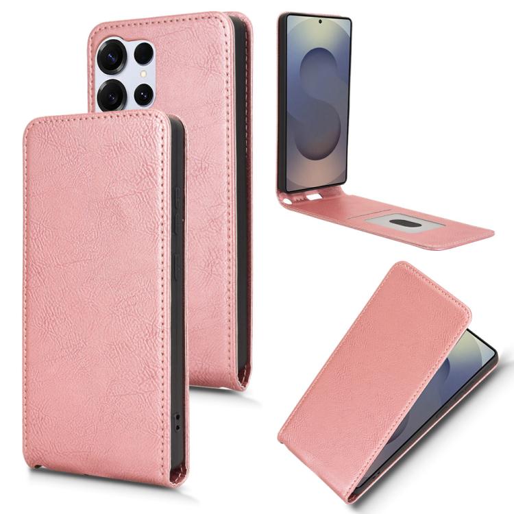 For Samsung Galaxy S25 Ultra 5G Magnetic Vertical Flip Leather Phone Case(Rose Gold)
For Samsung Galaxy S25 Ultra 5G Magnetic Vertical Flip Leather Phone Case(Rose Gold)
