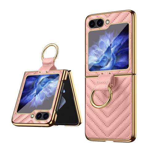 For Samsung Galaxy Z Flip6 VIETAO Dream Series Metal Ring Leather Phone Case(Pink)
For Samsung Galaxy Z Flip6 VIETAO Dream Series Metal Ring Leather Phone Case(Pink)