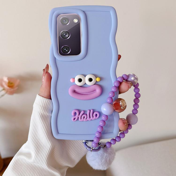 For Samsung Galaxy S20 FE Cartoon Sausage Mouth TPU Phone Case with Bead Chain(Purple)
For Samsung Galaxy S20 FE Cartoon Sausage Mouth TPU Phone Case with Bead Chain(Purple)
