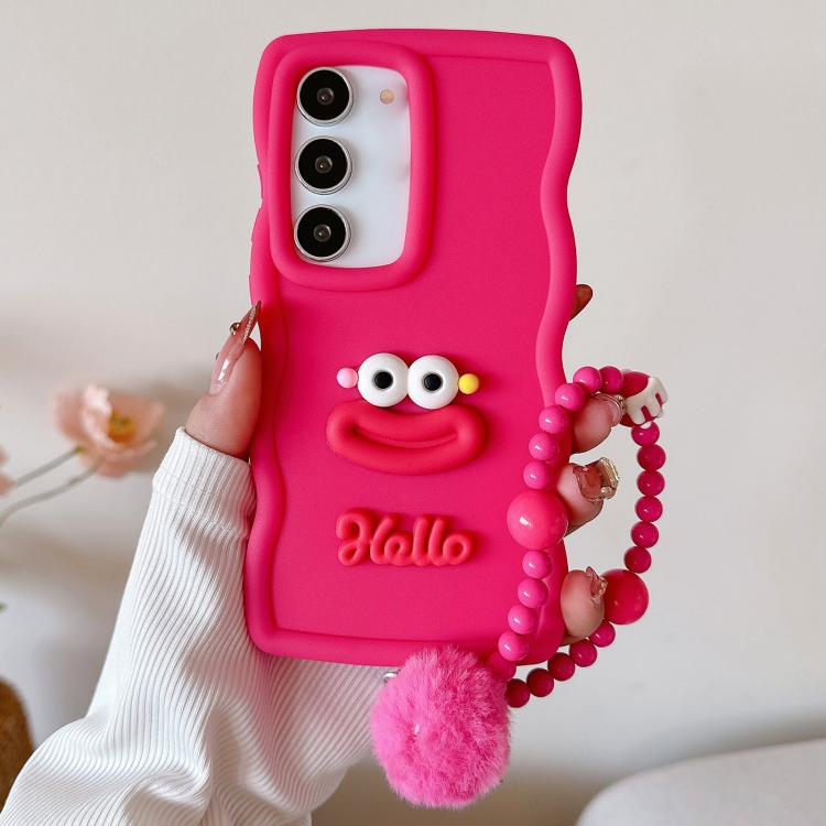 For Samsung Galaxy S23 5G Cartoon Sausage Mouth TPU Phone Case with Bead Chain(Red)
For Samsung Galaxy S23 5G Cartoon Sausage Mouth TPU Phone Case with Bead Chain(Red)