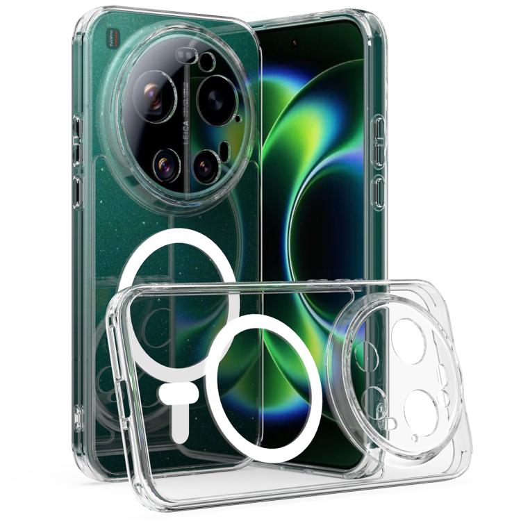 For Xiaomi 17 Ultra MagSafe Clear Acrylic PC Hybrid TPU Phone Case(Transparent)
For Xiaomi 17 Ultra MagSafe Clear Acrylic PC Hybrid TPU Phone Case(Transparent)