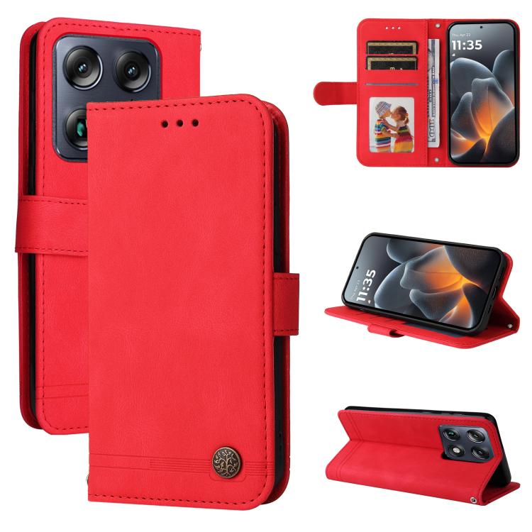 For Motorola Signature / Moto X70 Air Pro 5G Skin Feel Life Tree Metal Button Leather Phone Case(Red)
For Motorola Signature / Moto X70 Air Pro 5G Skin Feel Life Tree Metal Button Leather Phone Case(Red)