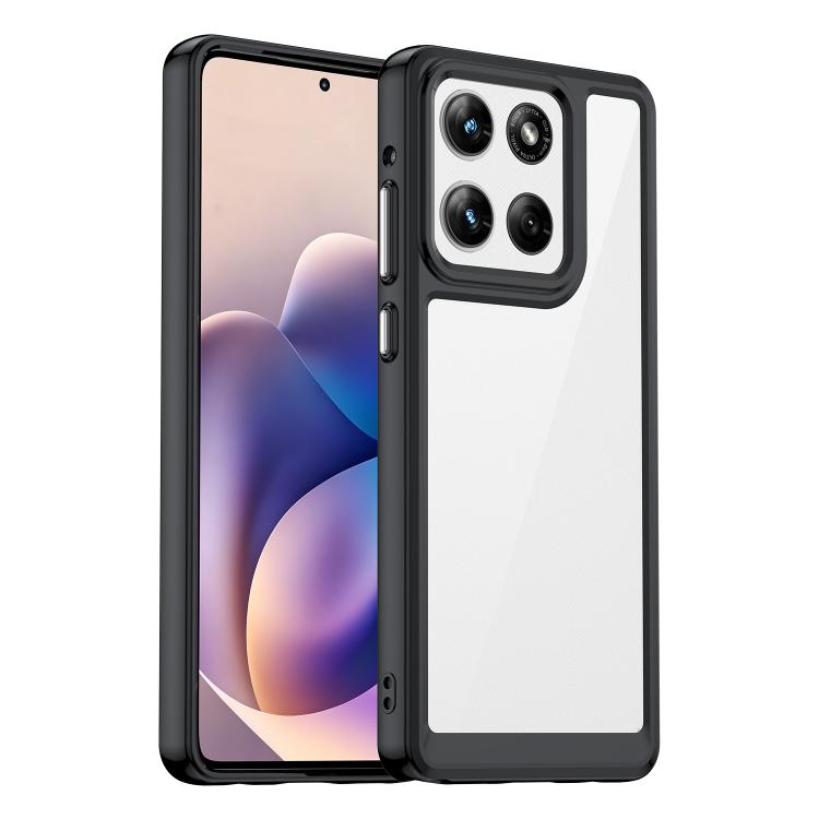 For Motorola Moto G Stylus 5G 2026 Colorful Series Acrylic Hybrid TPU Phone Case(Black)
For Motorola Moto G Stylus 5G 2026 Colorful Series Acrylic Hybrid TPU Phone Case(Black)