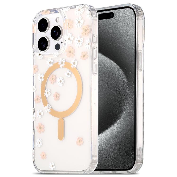 For iPhone 15 Pro Max Dual-side Laminating IMD MagSafe Phone Case(Pink and White Daisy)
For iPhone 15 Pro Max Dual-side Laminating IMD MagSafe Phone Case(Pink and White Daisy)