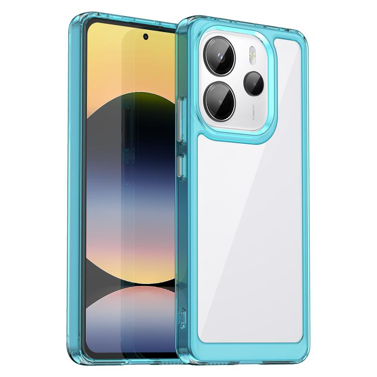 For Redmi Note 14 4G 163.25mm Colorful Series Acrylic Hybrid TPU Phone Case(Transparent Blue)
For Redmi Note 14 4G 163.25mm Colorful Series Acrylic Hybrid TPU Phone Case(Transparent Blue)
