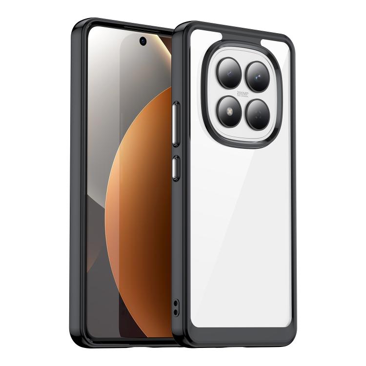 For Redmi Note 15 Pro 4G Global 163.2mm Colorful Series Acrylic Hybrid TPU Phone Case(Black)
For Redmi Note 15 Pro 4G Global 163.2mm Colorful Series Acrylic Hybrid TPU Phone Case(Black)