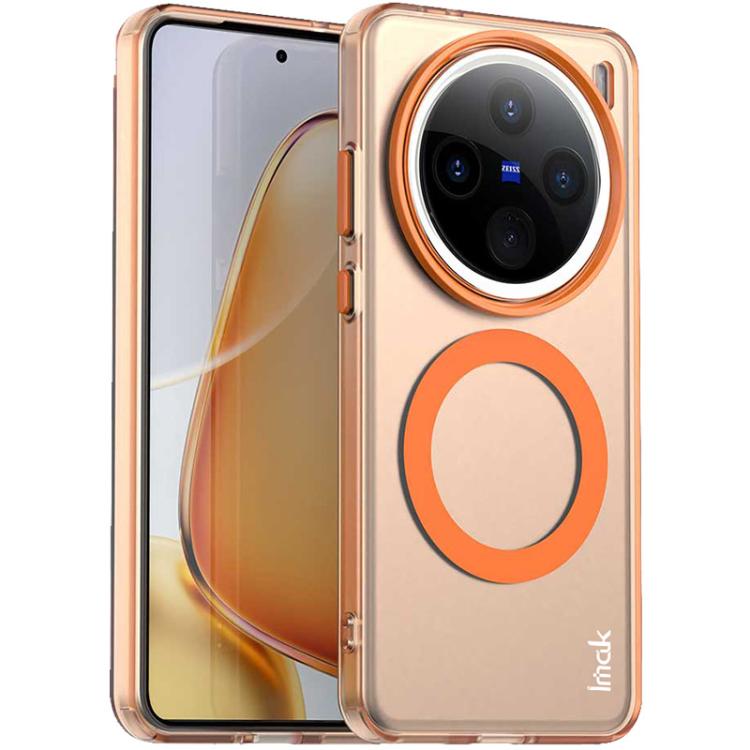 For vivo X200 Pro mini IMAK Candy Series Shockproof MagSafe Phone Case(Orange)
For vivo X200 Pro mini IMAK Candy Series Shockproof MagSafe Phone Case(Orange)