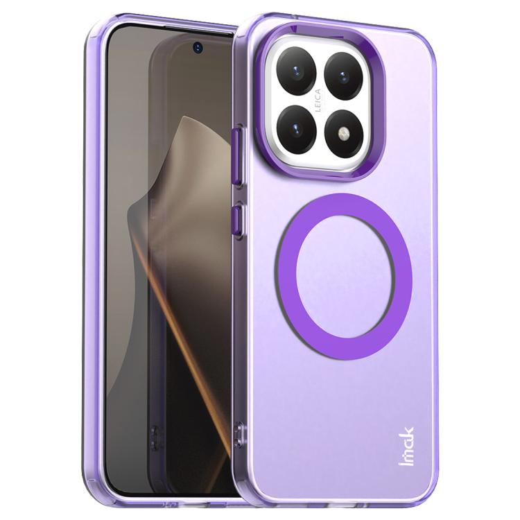 For Xiaomi 15T 5G IMAK Candy Series Shockproof MagSafe Phone Case(Purple)
For Xiaomi 15T 5G IMAK Candy Series Shockproof MagSafe Phone Case(Purple)
