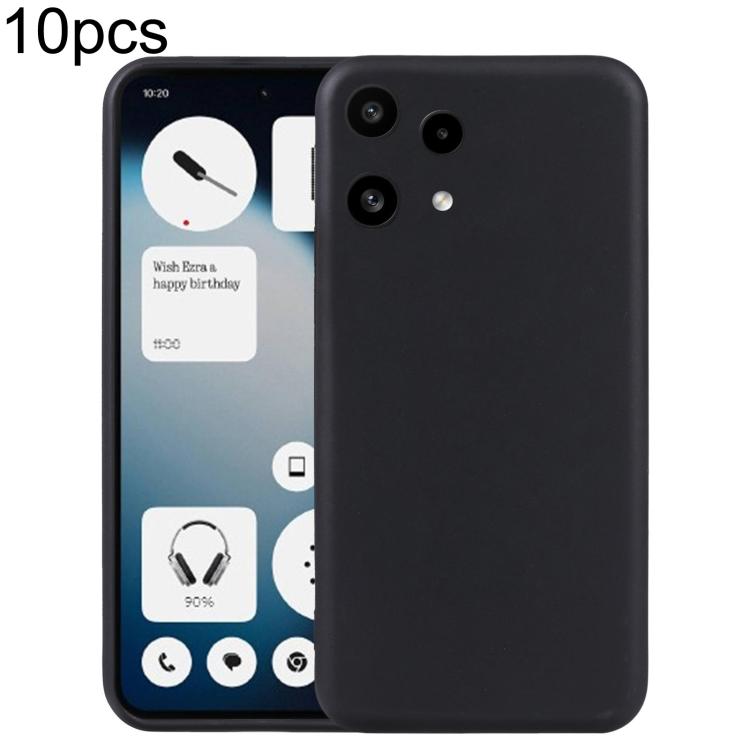 For Nothing Phone 3a Lite 10pcs TPU Phone Case(Black)
For Nothing Phone 3a Lite 10pcs TPU Phone Case(Black)