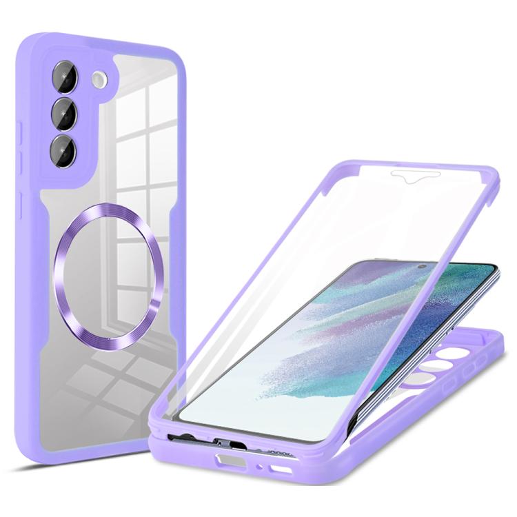 For Samsung Galaxy S21 FE 5G CD Texture MagSafe Phone Case(Purple)
For Samsung Galaxy S21 FE 5G CD Texture MagSafe Phone Case(Purple)