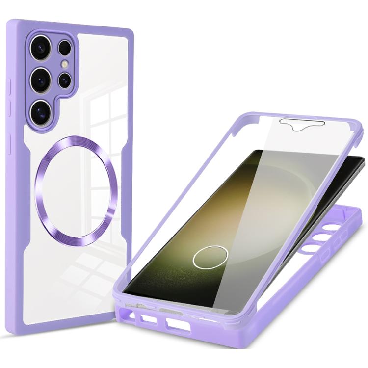 For Samsung Galaxy S23 Ultra 5G CD Texture MagSafe Phone Case(Purple)
For Samsung Galaxy S23 Ultra 5G CD Texture MagSafe Phone Case(Purple)