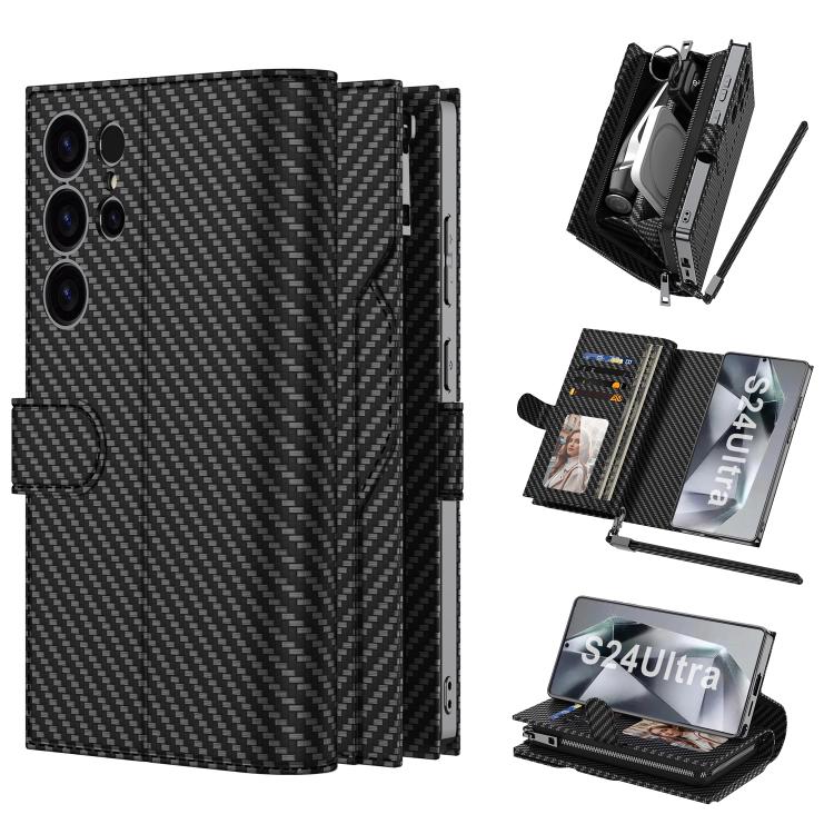 For Samsung Galaxy S24 Ultra 5G GKK Plating Wallet Leather Phone Case(Carbon Fiber Texture)
For Samsung Galaxy S24 Ultra 5G GKK Plating Wallet Leather Phone Case(Carbon Fiber Texture)