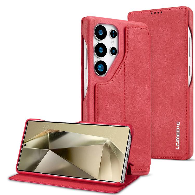 For Samsung Galaxy S25 Ultra 5G LC.IMEEKE Hon Ancient Series Flip Leather Phone Case(Red)
For Samsung Galaxy S25 Ultra 5G LC.IMEEKE Hon Ancient Series Flip Leather Phone Case(Red)