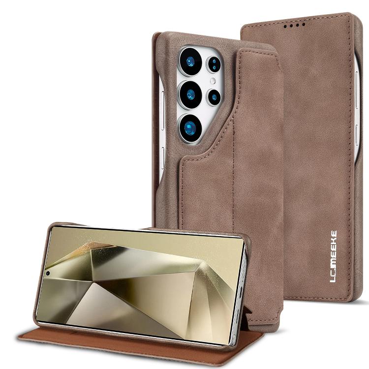 For Samsung Galaxy S25 Ultra 5G LC.IMEEKE Hon Ancient Series Flip Leather Phone Case(Coffee)
For Samsung Galaxy S25 Ultra 5G LC.IMEEKE Hon Ancient Series Flip Leather Phone Case(Coffee)