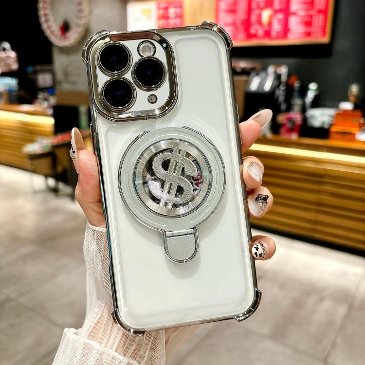 For iPhone 11 Pro Space MagSafe Holder Phone Case with Lens Film(Titanium Grey)
For iPhone 11 Pro Space MagSafe Holder Phone Case with Lens Film(Titanium Grey)