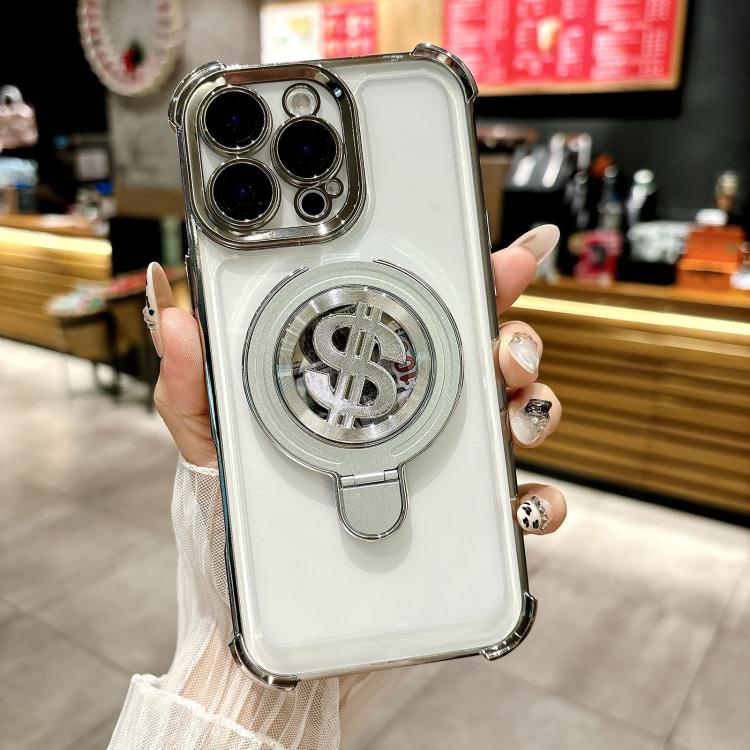 For iPhone 14 Pro Space MagSafe Holder Phone Case with Lens Film(Titanium Grey)
For iPhone 14 Pro Space MagSafe Holder Phone Case with Lens Film(Titanium Grey)