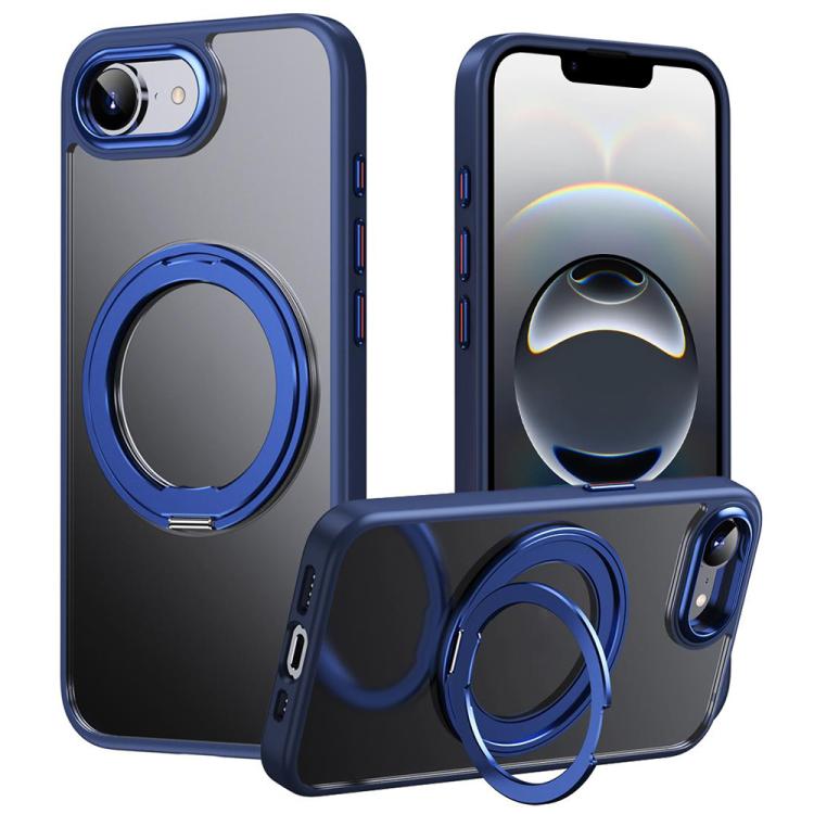 For iPhone 16e Frosted 360 Degree MagSafe Magnetic Holder Phone Case(Blue)
For iPhone 16e Frosted 360 Degree MagSafe Magnetic Holder Phone Case(Blue)