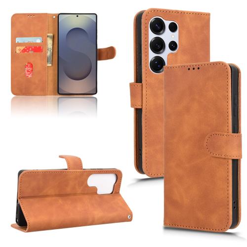 For Samsung Galaxy S25 Ultra 5G Skin Feel Magnetic Flip Leather Phone Case(Brown)
For Samsung Galaxy S25 Ultra 5G Skin Feel Magnetic Flip Leather Phone Case(Brown)