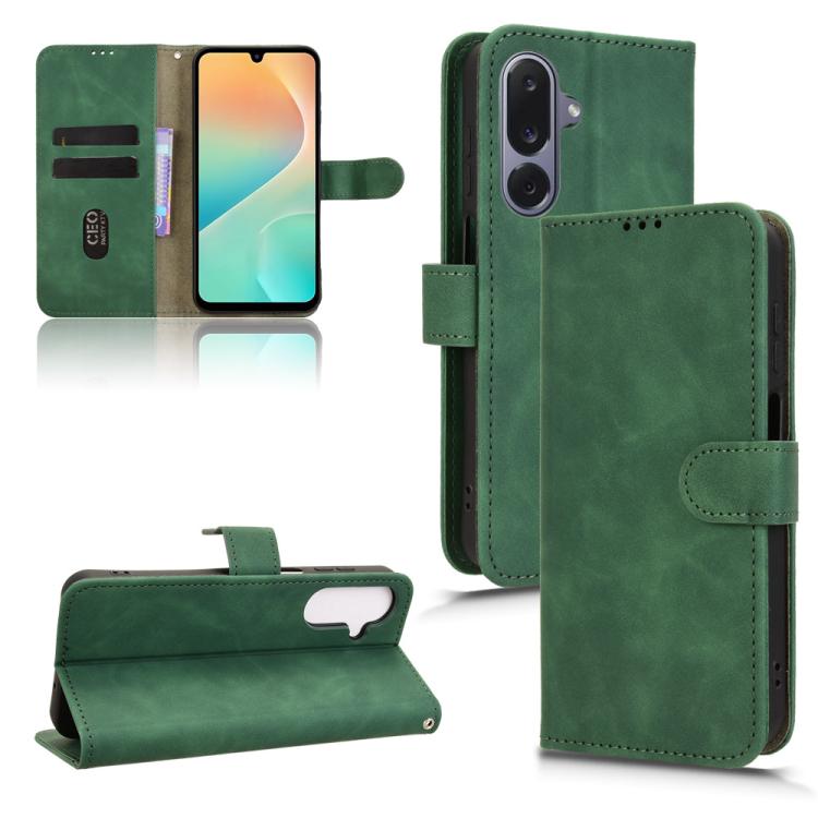 For Samsung Galaxy M36 5G Skin Feel Magnetic Flip Leather Phone Case(Green)
For Samsung Galaxy M36 5G Skin Feel Magnetic Flip Leather Phone Case(Green)