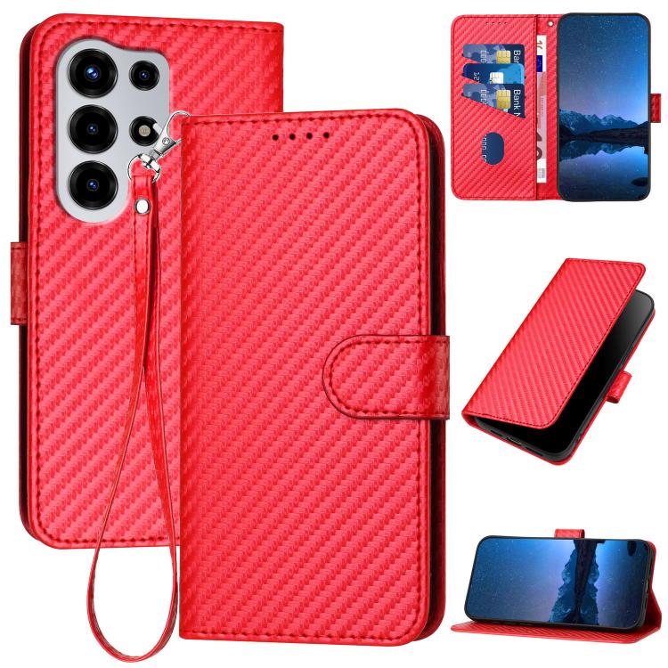 For Itel Super 26 Ultra YX0070 Carbon Fiber Buckle Leather Phone Case with Lanyard(Red)
For Itel Super 26 Ultra YX0070 Carbon Fiber Buckle Leather Phone Case with Lanyard(Red)