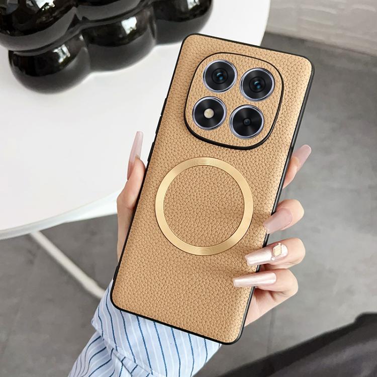 For Redmi Note 14 Pro 5G CD Magsafe Magnetic Litchi Texture Phone Case(Khaki)
For Redmi Note 14 Pro 5G CD Magsafe Magnetic Litchi Texture Phone Case(Khaki)