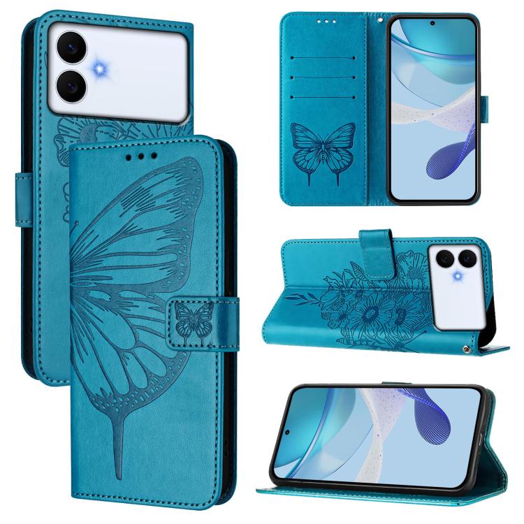 For Samsung Galaxy S26 Edge 5G Embossed Butterfly Leather Phone Case(Blue)
For Samsung Galaxy S26 Edge 5G Embossed Butterfly Leather Phone Case(Blue)