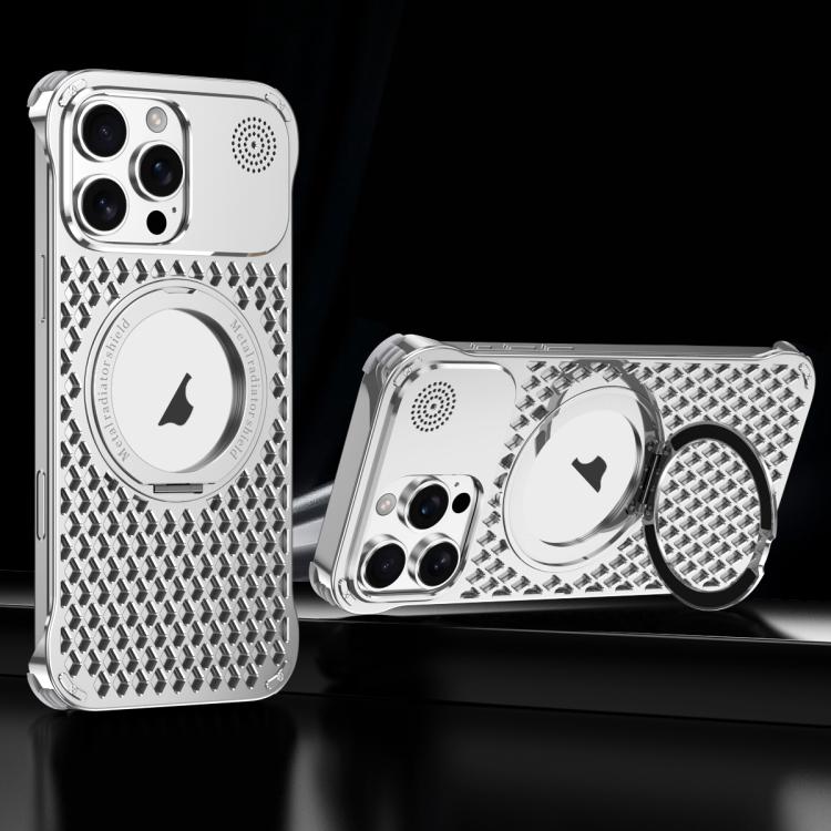 For iPhone 14 Pro R-JUST RJ-64 Aromatherapy Heat Dissipation MagSafe Phone Case with Stand(Silver)
For iPhone 14 Pro R-JUST RJ-64 Aromatherapy Heat Dissipation MagSafe Phone Case with Stand(Silver)