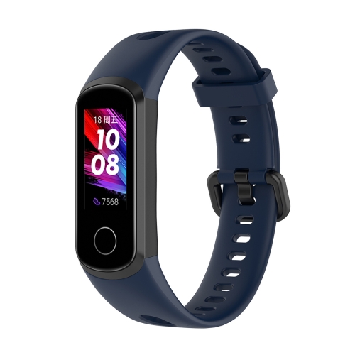 For Huawei Honor Band 5i / Band 4 Metal Buckle Silicone Watch Band, Size: Free Size(Midnight Blue)
For Huawei Honor Band 5i / Band 4 Metal Buckle Silicone Watch Band, Size: Free Size(Midnight Blue)