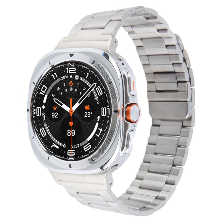 For Samsung Galaxy Watch Ultra 47mm Three-beads Magnetic Steel Watch Band(Silver)
For Samsung Galaxy Watch Ultra 47mm Three-beads Magnetic Steel Watch Band(Silver)