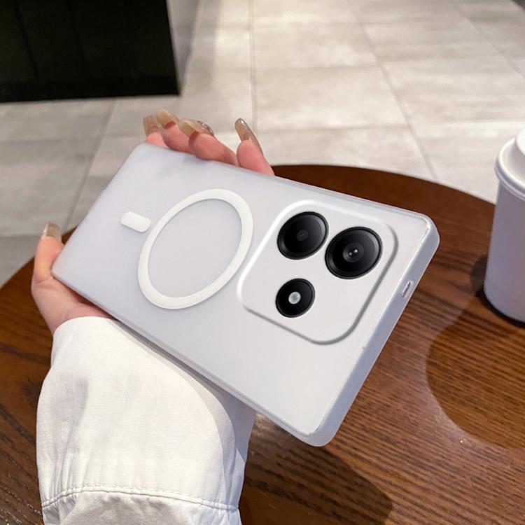 For Redmi Note 14 4G 163.25mm Fine Hole Ice Fog MagSafe PC Phone Case(White)
For Redmi Note 14 4G 163.25mm Fine Hole Ice Fog MagSafe PC Phone Case(White)