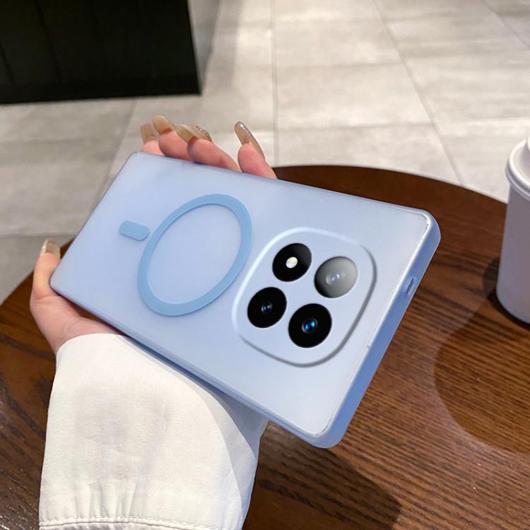 For Redmi Note 14 Pro+ 5G Fine Hole Ice Fog MagSafe PC Phone Case(Transparent Blue)
For Redmi Note 14 Pro+ 5G Fine Hole Ice Fog MagSafe PC Phone Case(Transparent Blue)
