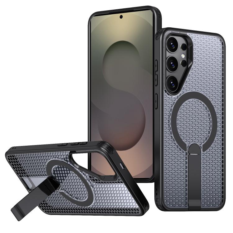 For Samsung Galaxy S24 Ultra 5G Honeycomb Cooling MagSafe Holder Phone Case(Black)
For Samsung Galaxy S24 Ultra 5G Honeycomb Cooling MagSafe Holder Phone Case(Black)