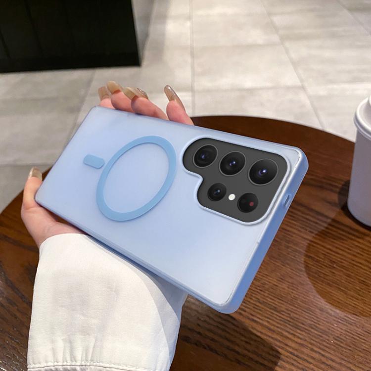For Samsung Galaxy S24 Ultra 5G Ice Fog MagSafe PC Phone Case(Transparent Blue)
For Samsung Galaxy S24 Ultra 5G Ice Fog MagSafe PC Phone Case(Transparent Blue)